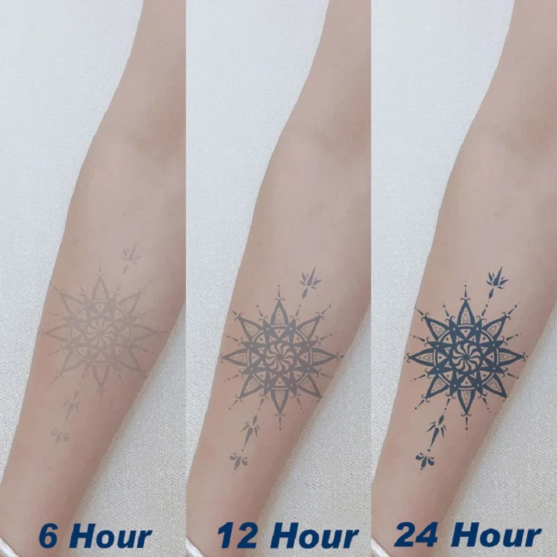 Butterfly Jewel Temporary Tattoos Stickers Curled Edges Tattoo Fashion Women Girl Design Flower Arm Legs Body Art Fake Sticker