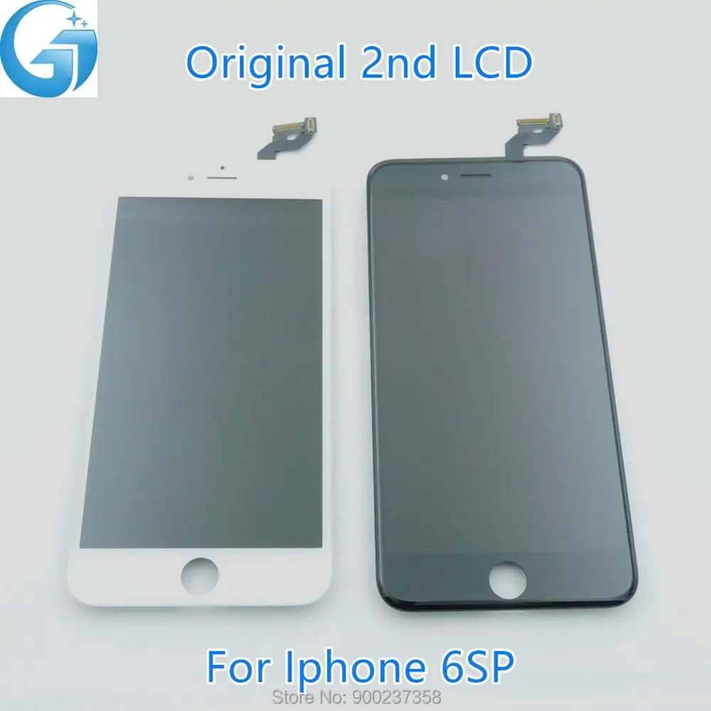 

100% оригинальный экран для iphone 6sp ЖК сенсорный дигитайзер дисплей для мобильного телефона запасные части в сборе