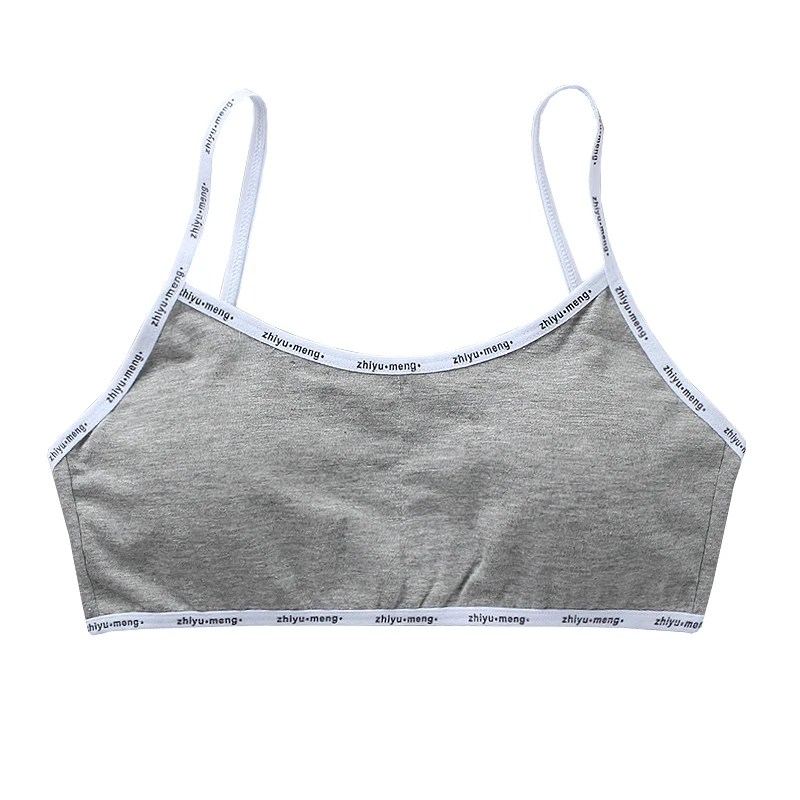 5 шт./лот бюстгальтер для школьниц дышащий подростка детей Adolescente однотонные Цвет