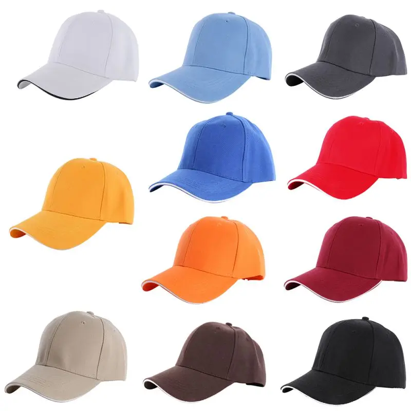 

Outdoor Sport Hiking Running Caps New Plain Solid Color Quick-drying Summer Visor Cap Climbing Running Sport Hats 1