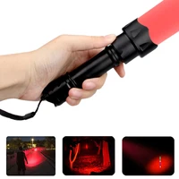 new 18650 led redgreen flashlight with high brightness handheld tactical air gun armed hunting zoom reconnaissance light