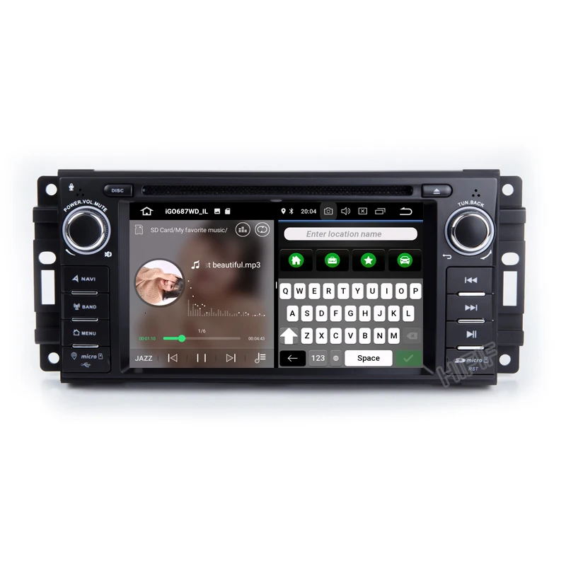 Автомобильный стерео-проигрыватель PX5 Carplay 8 Core 4G + 64G Android 10 для Jeep Cherokee 2009 2008 2010