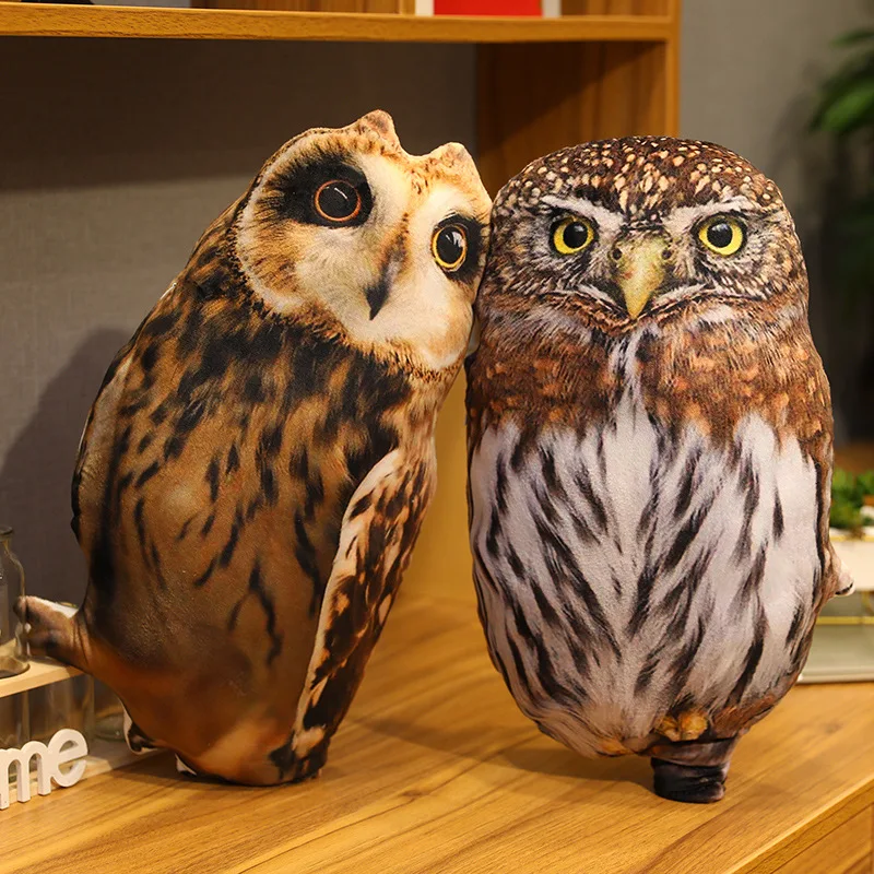 Сексуальные плюшевые подушки для сна 50 см с имитацией совы мягкие орлом диванные