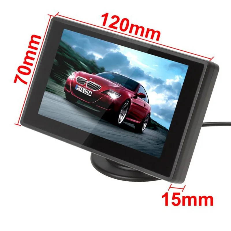 XYCING 480x272 пикселей 4 7 дюймовый TFT ЖК монитор для автомобиля заднего вида