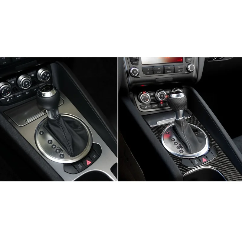 

Fit For Audi TT 8n 8J MK123 TTRS carbon fiber central control shift position panel modification car accessories
