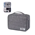 Дорожные портативные сумки для хранения аксессуаров, органайзер для цифровых гаджетов с Usb, сумки для зарядного устройства, набор для аккумулятора, чехол, провода, сумка на молнии