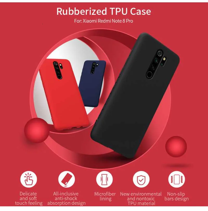 Мягкий ТПУ чехол Nillkin для Xiaomi Redmi Note 8 pro, тонкий силиконовый чехол для Xiaomi Redmi Note 8 t, чехол для глобальной версии