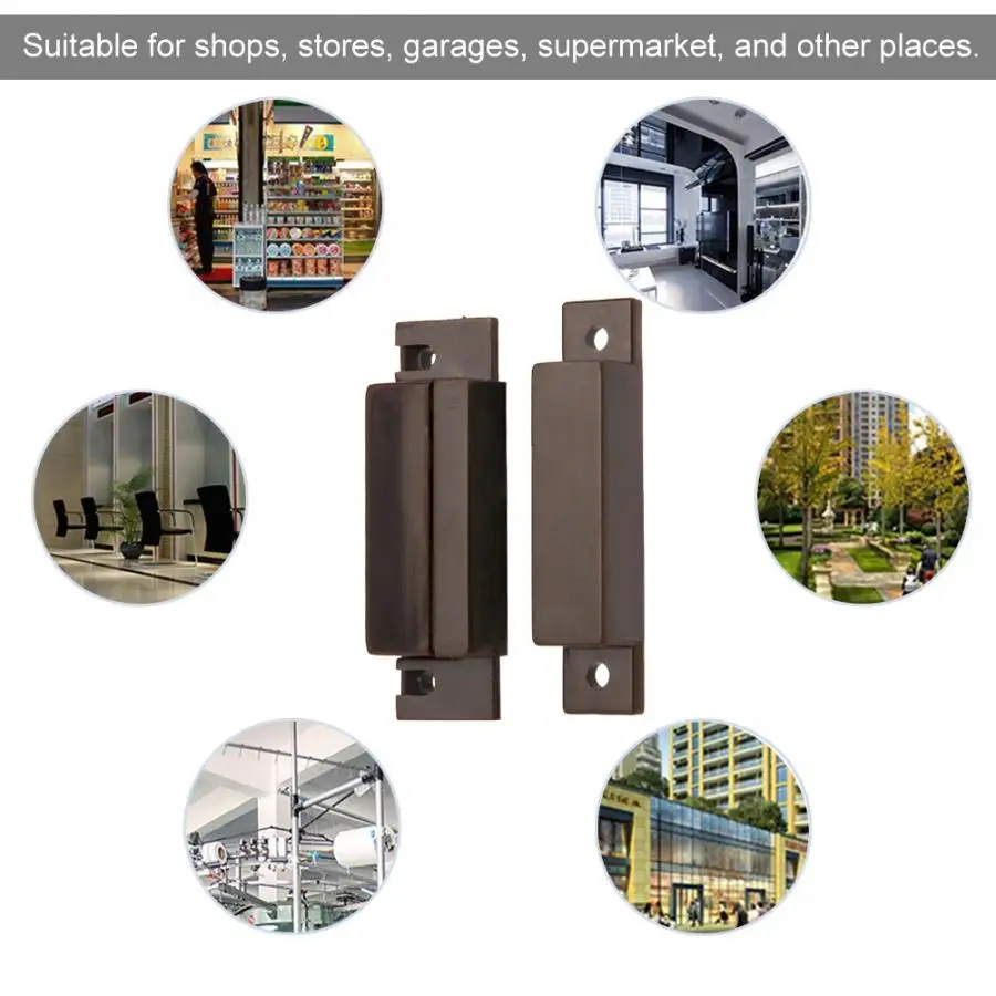 Магнитная контактная сигнализация на дверь и окно охранная система безопасности