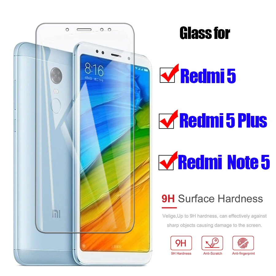 Закаленное стекло для xiaomi redmi 5 plus Защитная пленка экрана | Мобильные телефоны и