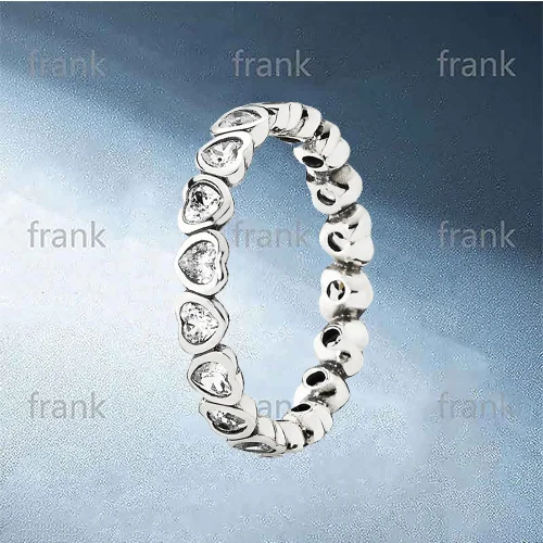 

190897CZ 925 Silver Heart Ring