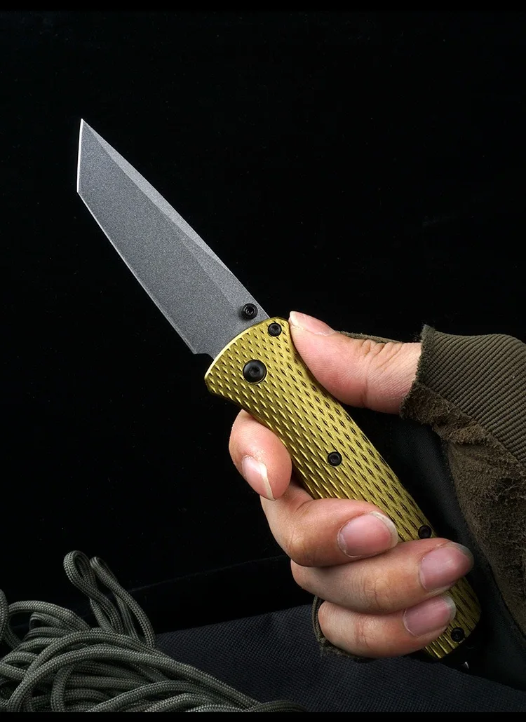 Складной нож PRZY с рукояткой из сплава карманный для выживания на природе