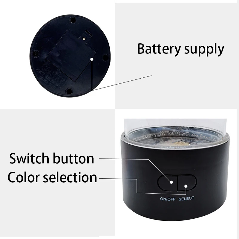 L&aacute;mpara LED creativa de Medusa para decoraci&oacute;n de Acuario, luz nocturna vers&aacute;til con funci&oacute;n de sincronizaci&oacute;n, 7 colores que cambian, mesita de noche-4