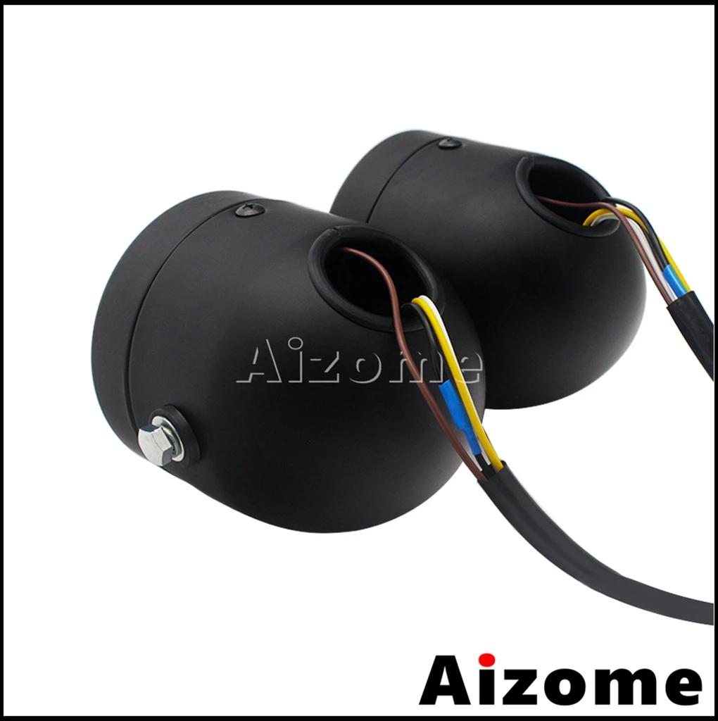 Мотоцикл двойной передний налобный фонарь W/кронштейн фары лампа для Harley Street Cafe