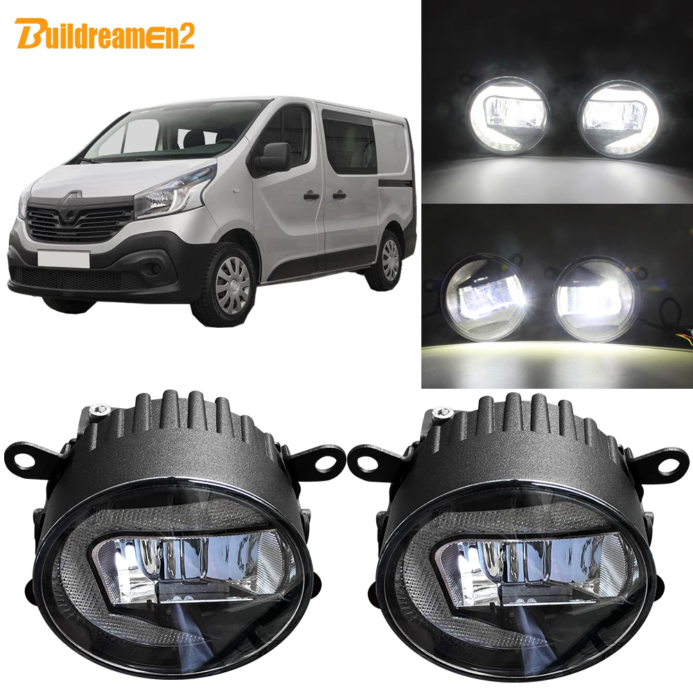 Buildreamen2 для Renault 2003 2004 2005 2006 автомобиля 2in1 Функция светодиодный проектор туман
