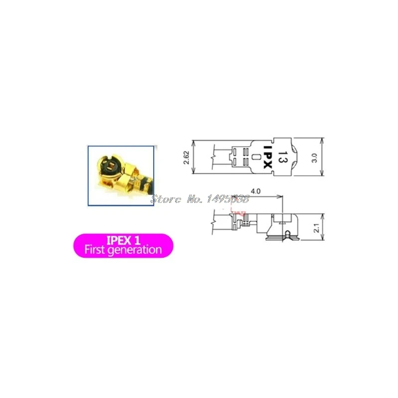 

5PCS 4dBi WIFI Internal Antenna PCB Built-in Aerial 2.4Ghz IPX IPEX Airgain Omni Antenna UFL Connector Whosale&Dropship