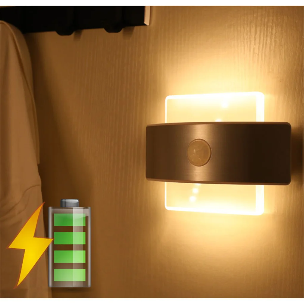 

Motion Sensor Light Wireless LED Night Light USB Rechargeable Night Lamp For Kitchen Cabinet Wardrobe Lamp Staircase Backlight