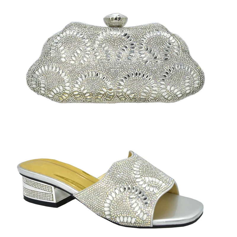 Вечерние туфли и сумочка в нигерийском стиле вечерние итальянском женские