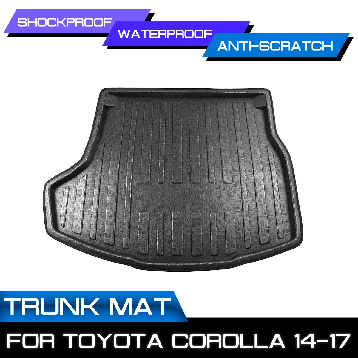 Car Carpet Rear Trunk Anti-mud Cover For TOYOTA COROLLA 2014 2015 2016 2017 Floor Mat |