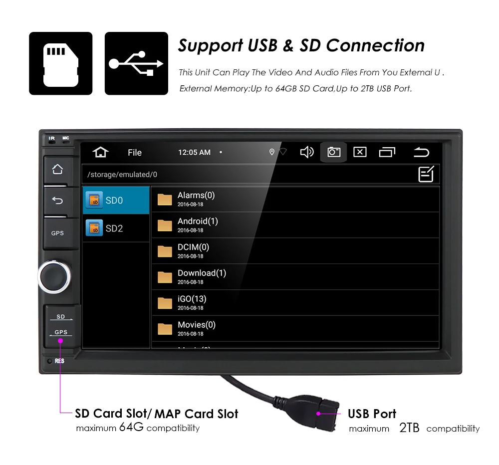 Автомобильная Мультимедийная система на Android 10 0 универсальная стерео с
