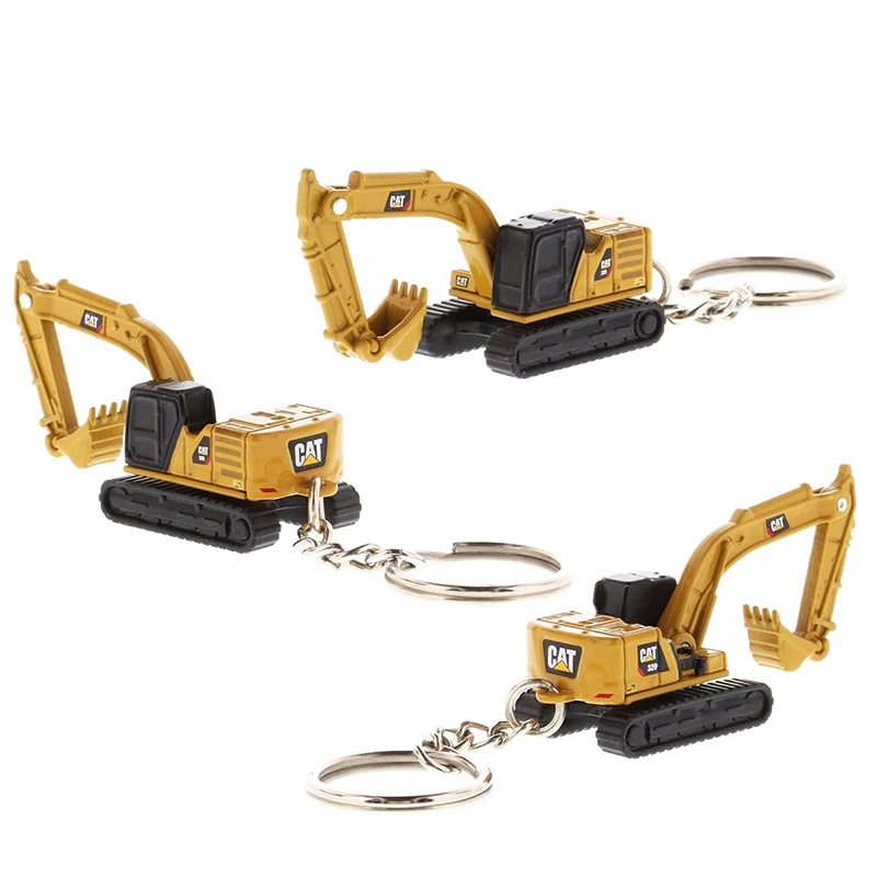 

Diecast CAT 320 Engineering Vehicle Keychain Pendant Alloy Excavator Small Gift Decoration Souvenir Excavator Model Toy GIFTS