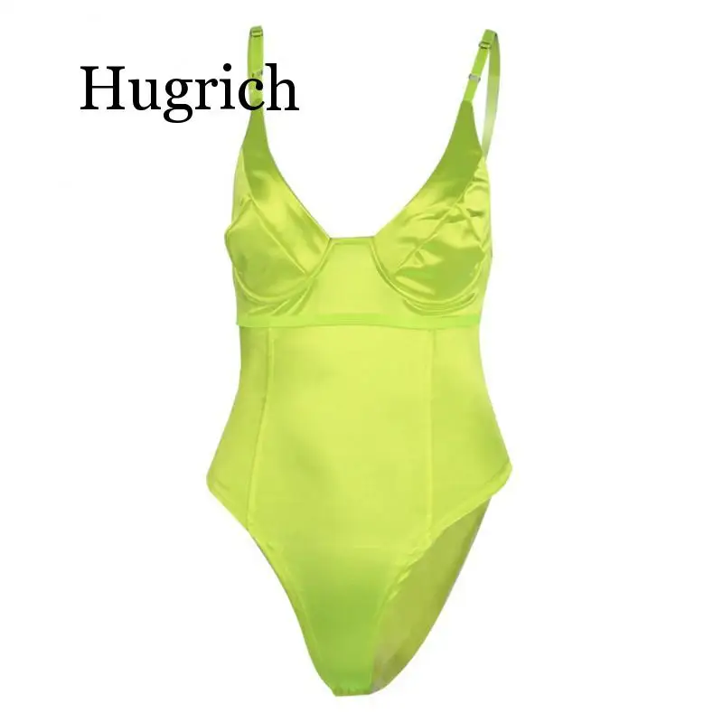 Женский сексуальный боди на бретельках с глубоким v образным вырезом без рукавов