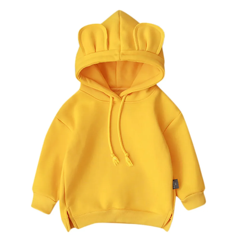 PRYDYC Toddler Baby Kids Boy Girl Cartoon 3D Ear Hoodies Cute Sweatshirts x27s Sweatshirt For sweatshirt | Детская одежда и обувь