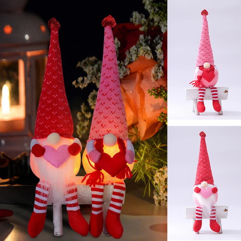 

LED Christmas Faceless Gnome Doll Xmas Tree Hanging Decorations Home Cristmas Pendant Ornament Xmas Navidad Natal New Year 2022