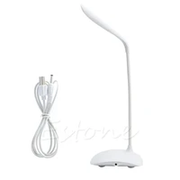 usb rechargeable touch sensor cordless led light desk table reading lamp white