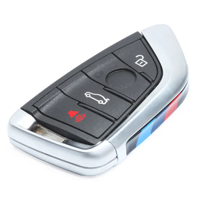 KEYECU 4 кнопки 433 МГц телефон для BMW X5 X6 2014 2016 с необработанным ключом FCCID: NBGIDGNG1