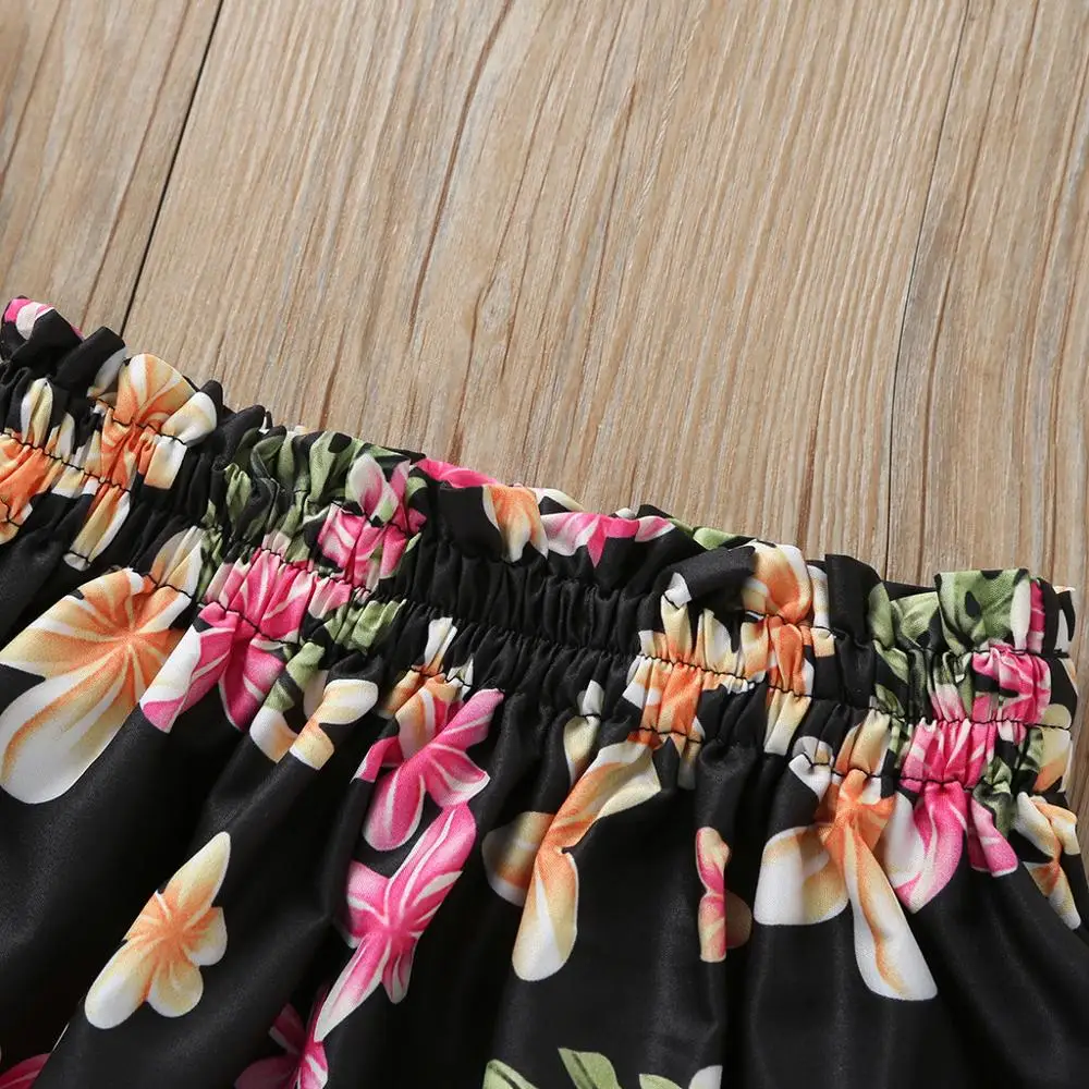 Эластичная юбка пачка с цветочным рисунком для маленьких девочек принцессы Kinderrok
