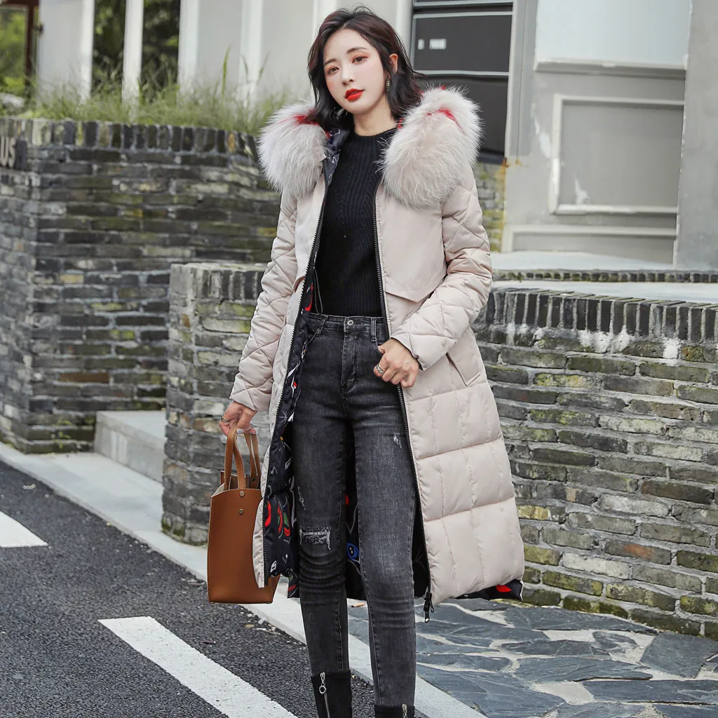 Новинка 2019 Модная приталенная женская зимняя куртка из искусственного меха с