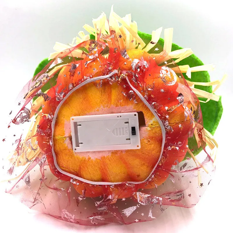 1 шт. светящийся чучело Тыква фонарь вспышка Игрушка реквизит бар украшение зала