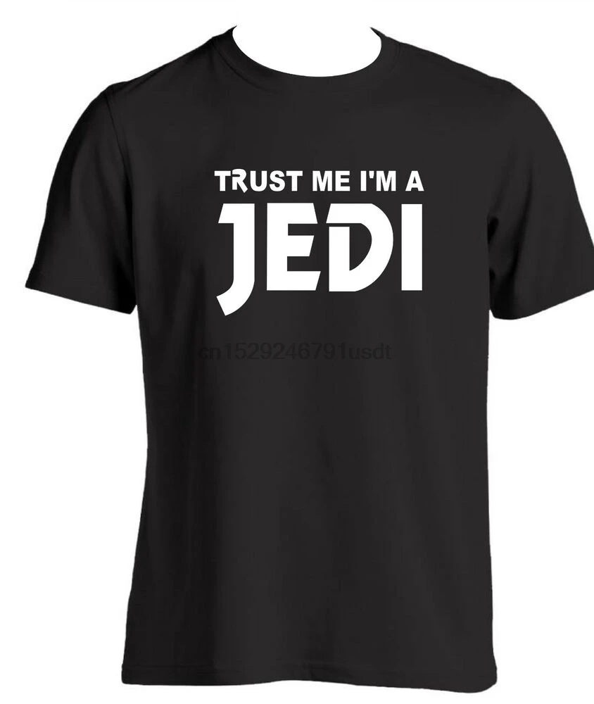 Забавная Мужская карикатура Trust Me Im A джедай (1)|Мужские футболки| |