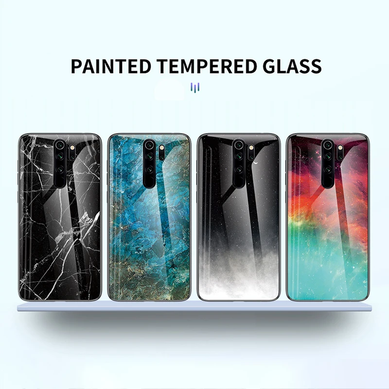 Градиентный мраморный чехол для redmi note 8 pro 8a 7 7a k20 из закаленного стекла xiaomi mi 9 t xiomi
