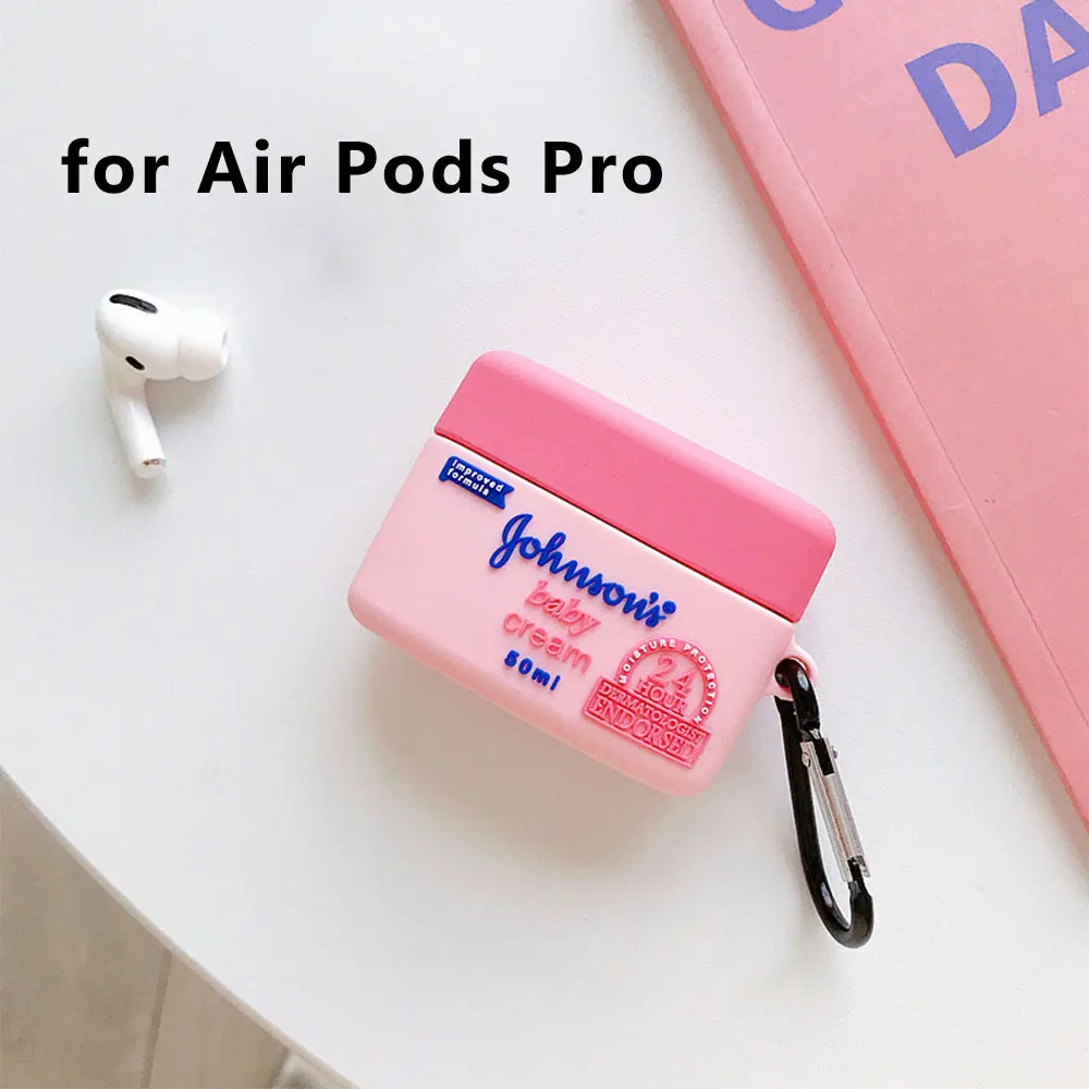 3D милый лосьон для тела беспроводной bluetooth-гарнитура силиконовый чехол для Airpods Earphne защитный противоударный чехол мягкий чехол