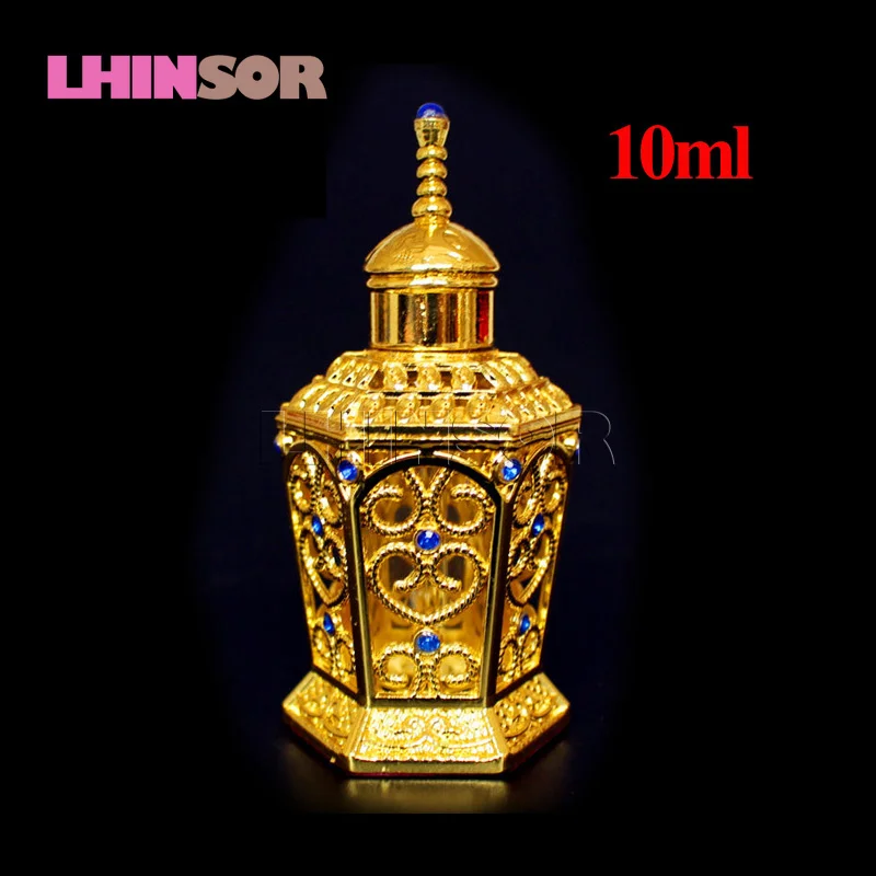 Стеклянный контейнер 10 мл в старинном арабском стиле|Многоразовые бутылки| |