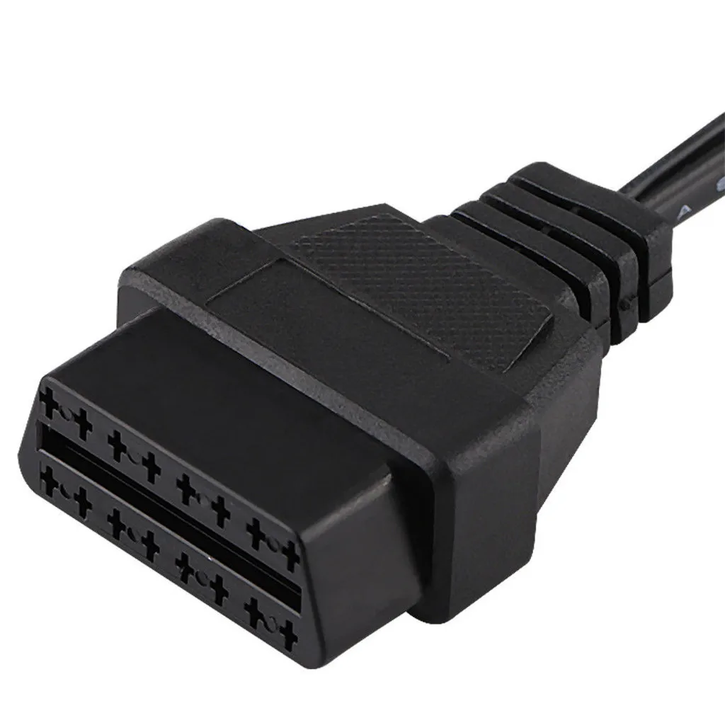 Конвертер Кабель-адаптер автомобильные аксессуары для Fiat Alfa Lancia 3 Pin до 16 Pin OBD2 разъем адаптера диагностический кабель США