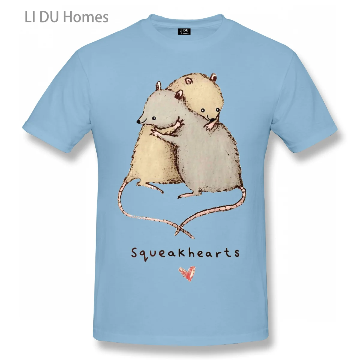 

Mouse Mice Squeakhearts T Shirt Men/WoMen High Quality Cotton Summer T-shirt Short Sleeve Graphics Tshirt Brands Tee Top Gift