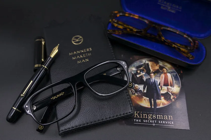 Фильм Kingsman золотой круг Секретная служба очки солнцезащитные ожерелье кулон