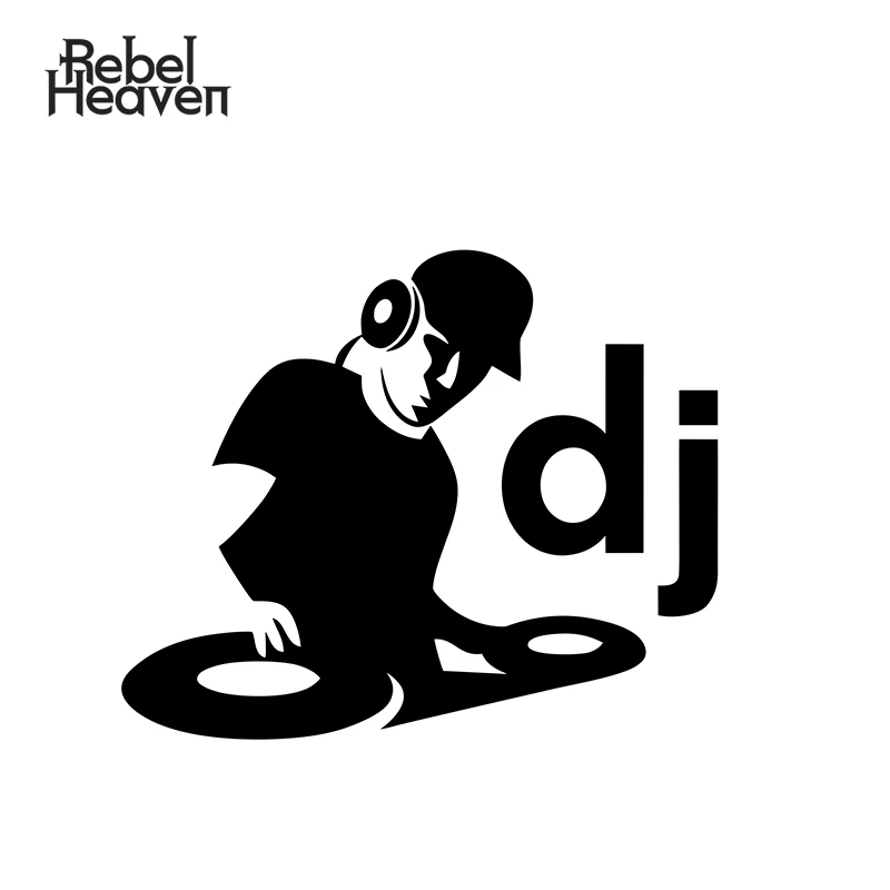 Rebel Heaven автомобильный Стайлинг забавная наклейка для автомобиля JDM панда DJ 1 набор