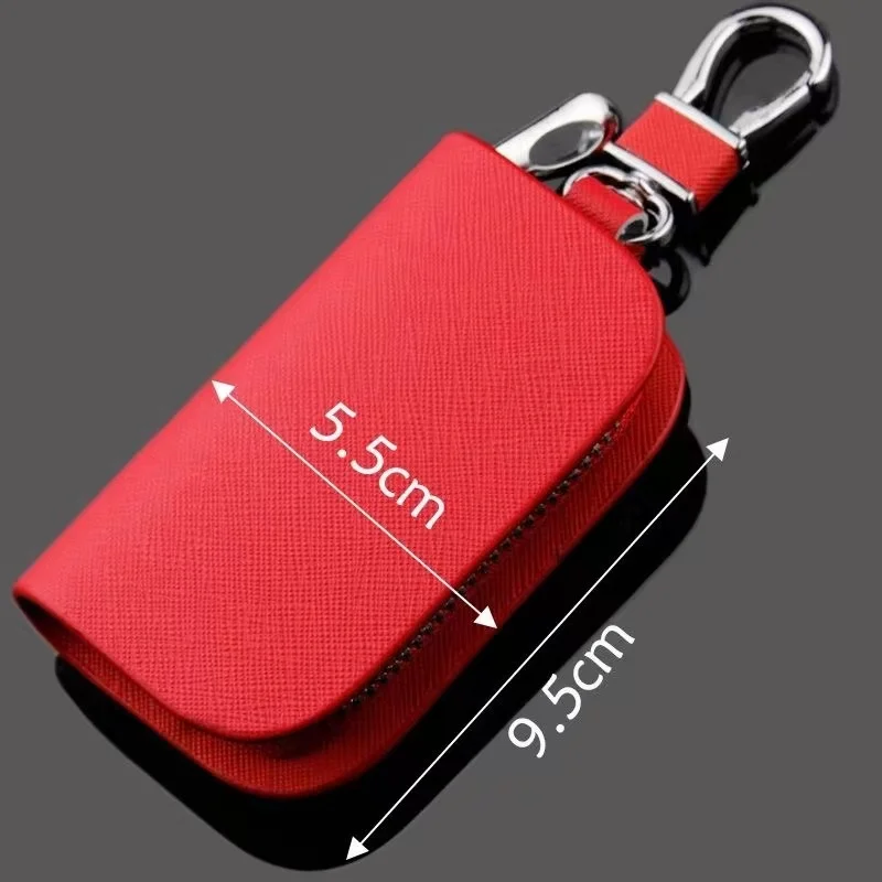 Leather Car Key Case For DS Spirit DS3 DS4 DS4S DS5 DS 5LS DS6 DS7 Wild Rubis Car Remote Key Logo Cover Keychain images - 6
