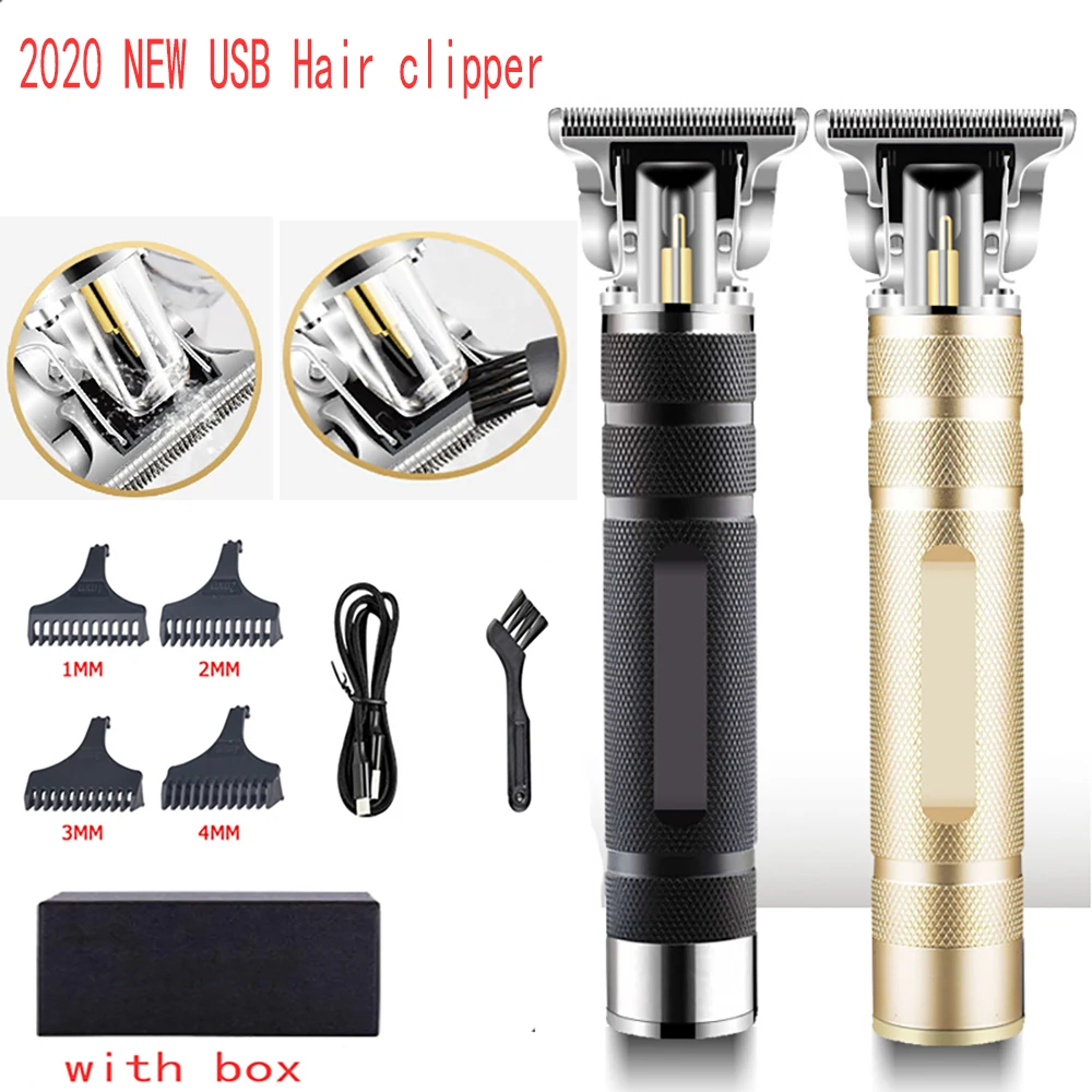 

Professional Hair Clipper Electric Hair Trimmer Barber Hair Cutting Machine USB Rechargeable Baldheaded Beard Trimmer For Men