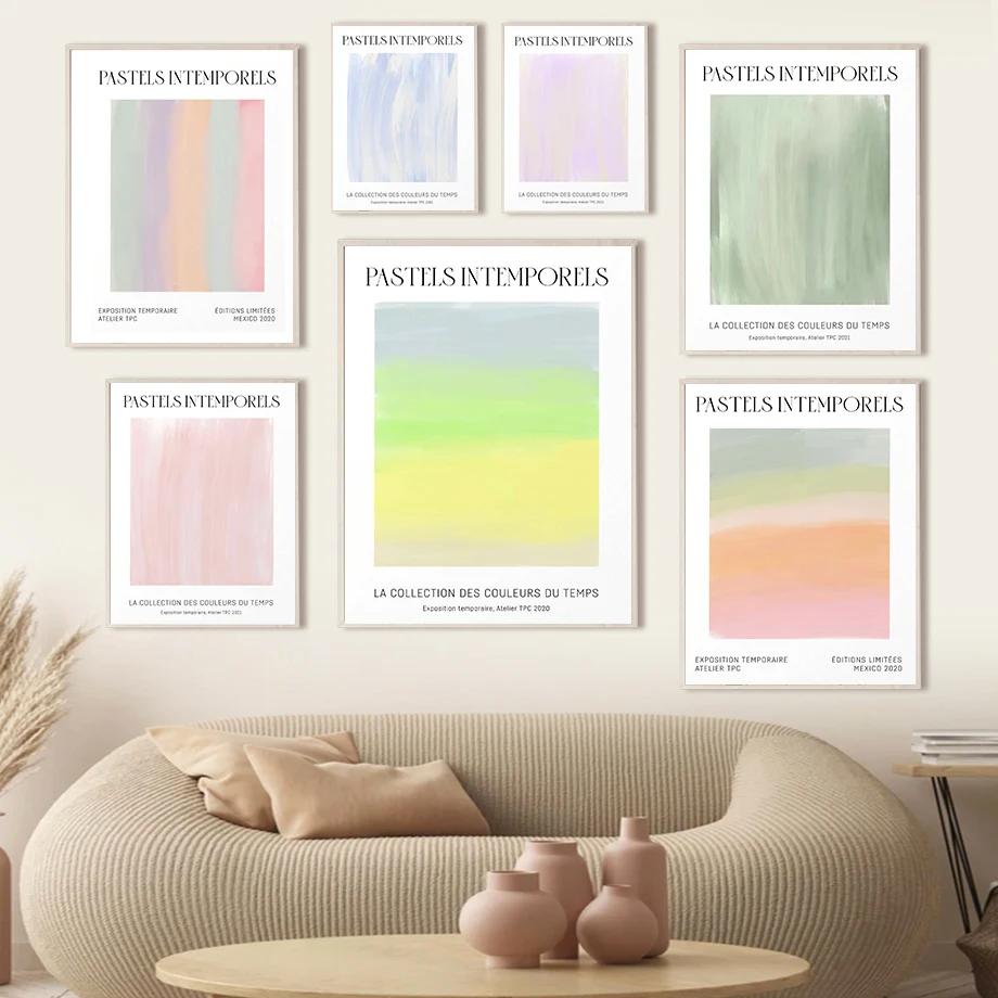 

Colorful Gradient Studio Gallery Abstract Wall Art Canvas Painting Nordic Posters And Prints Wall Pictures For Living Room Decor