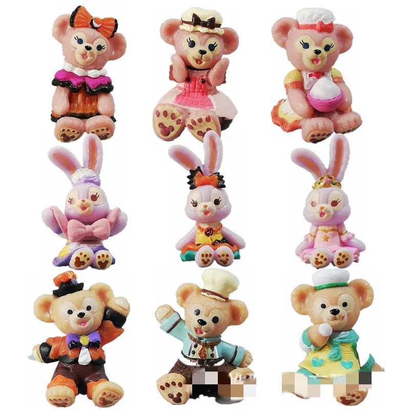 

Мини-фигурки медведей Duffy из смолы, 3,2 см, 10 комплектов