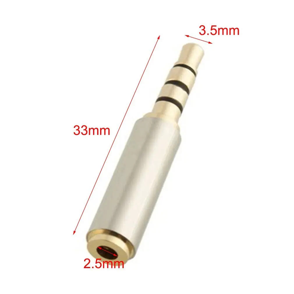 

3.5mm to 2.5mm Male to Female Audio Stereo Adapter Plug Converter Adapter Headphone Jack Transfer Audio Connector