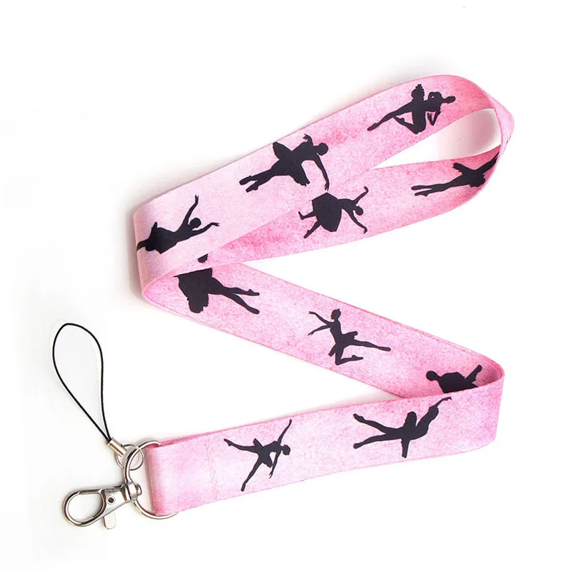 JF0269 балетный шейный ремешок ремешки для ключей удостоверения личности сотового