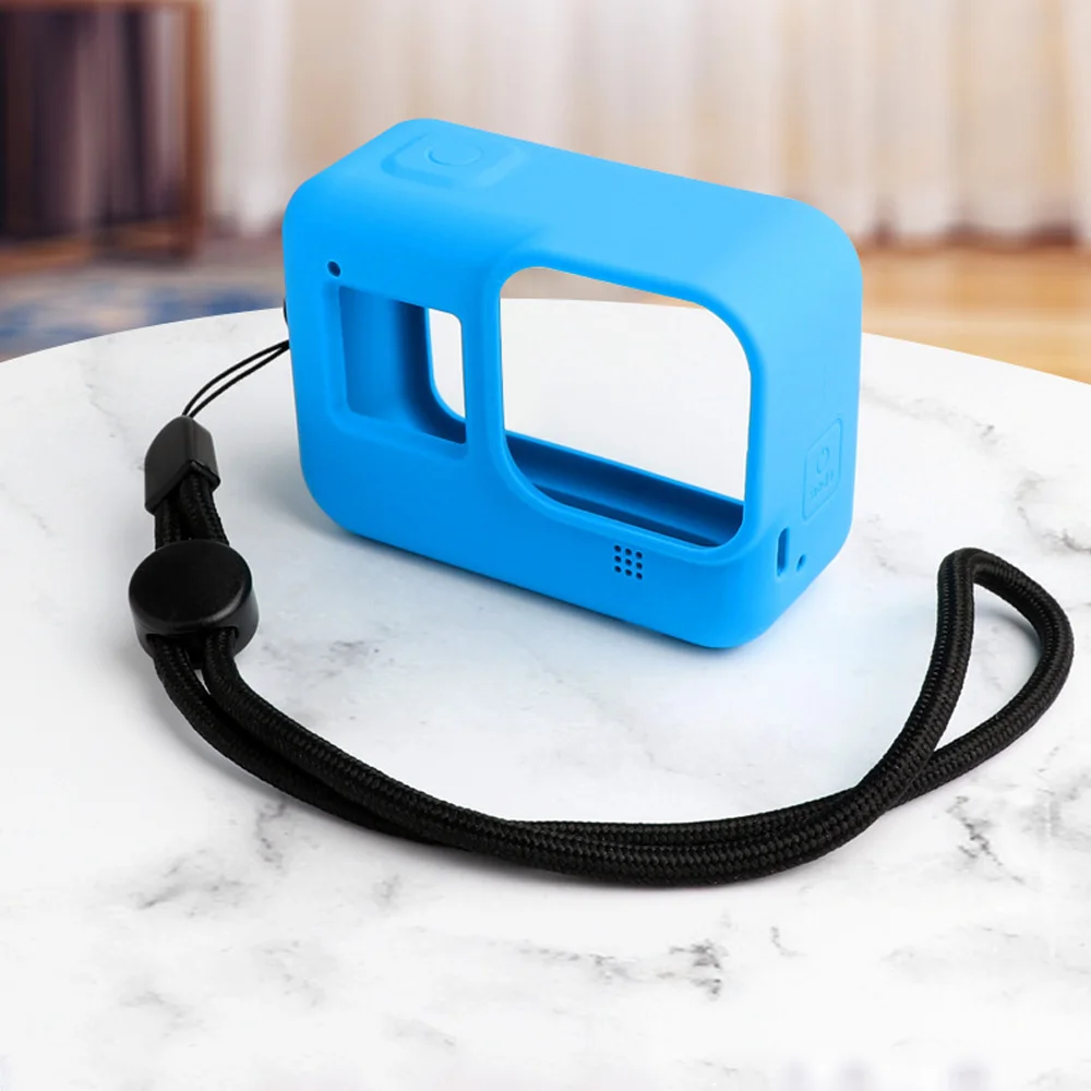 JINSERTA мягкий силиконовый корпус Защитная пленка для Gopro Hero 8 чехол черный Полное покрытие оболочка для Gopro Hero 8 Экшн-камера