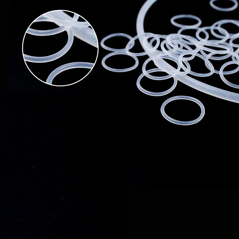 5 шт./лот белые силиконовые уплотнительное кольцо из силикона/VMQ 1 мм Толщина
