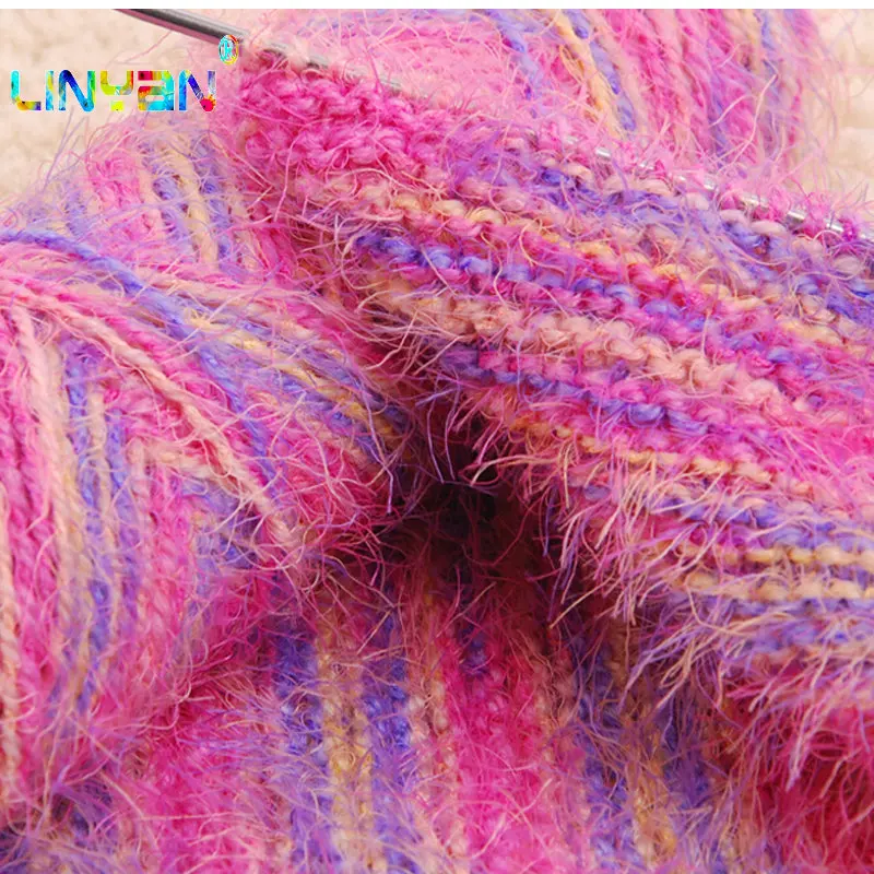 4 шт. * 75 г мохеровая пряжа space dye для ручного вязания распродажа кашемировых