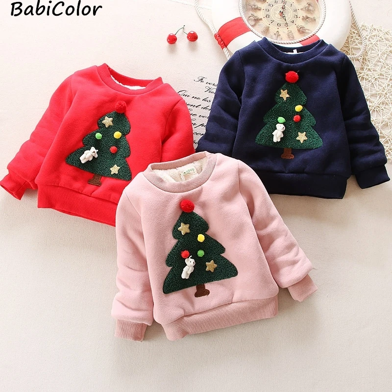 

BabiColor/Зимние Бархатные свитера; Одежда для маленьких девочек; Теплый свитер для малышей; Пальто; Детские плотные топы с кроликом
